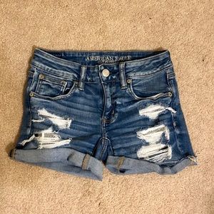 American Eagle Outfitters Shorts - AE Ripped Denim Shorts American Eagle Outfitters Shorts - AE Ripped Denim Shorts